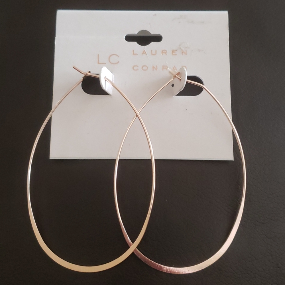 Lauren Conrad Large Hoop Earrings